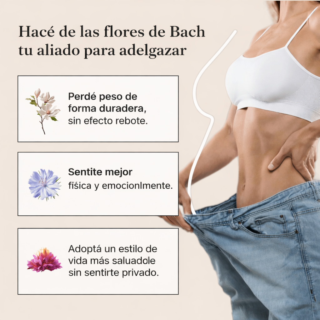 Pérdida de peso sostenible | Flores de Bach